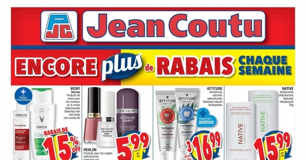 Circulaire Jean Coutu - Encore Plus de Rabais